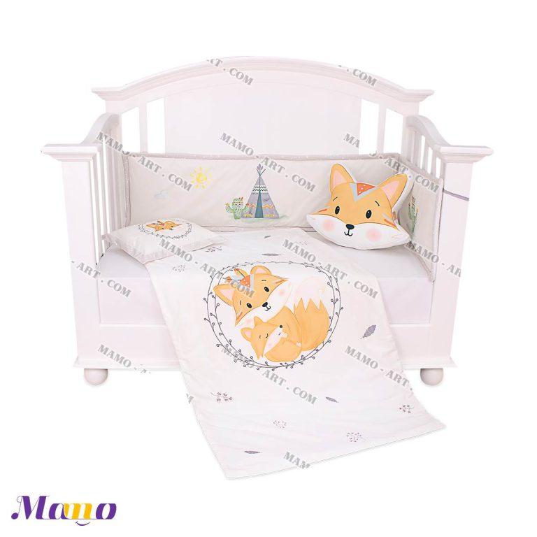 سرویس خواب اتاق کودک و نوزاد طرح روباه بسیار شیک - بهترین سیسمونی نوزاد و دکوراسیون اتاق کودک